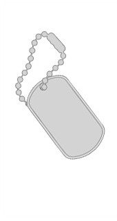 IDTAG DogTag Chaînette simple ID