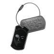 PERSONNALISEZ ICI votre porte-clés Vendetta Porte-clés métal réalisé à partir de plaquettes militaires Dog Tag personnalisables et imprimée d'un motif fantaisie Vendetta. Utilisable en Tag d'identification.