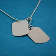 Plaque bijoux argent 