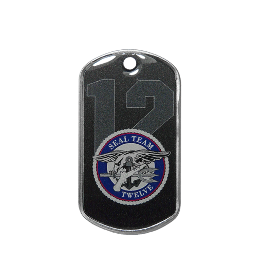 Military dog tag with Navy Seal insignia to identify your key ring or to wear as a pendant.UV-printed motif coated with transparent resin.
Personalization available:The motif on this plate cannot be 