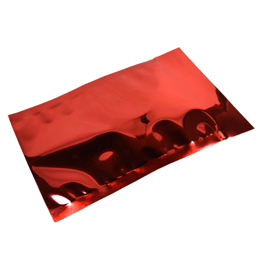 Pochette auto-adhésive avec bande détachable en aluminium Métallisée rouge. Format C6, idéale pour valoriser votre cadeau ou votre commémoration. Convient par
