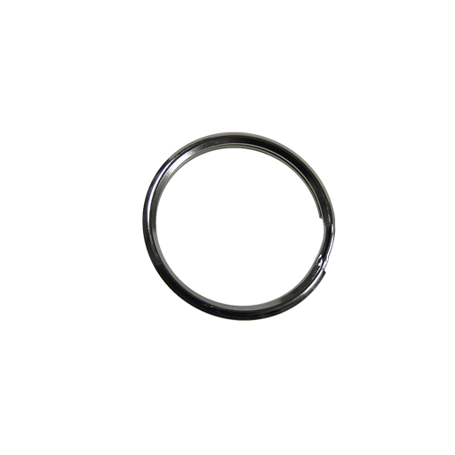 Multi-purposebroken nickel ring . Compatible with our military dog tag key rings and steel pet tags.