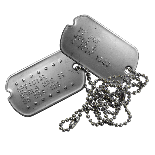 Although this Dog Tag is emblematic of the Second World War, it was worn by American soldiers until 1967. In fact, it was during the Vietnam War that the U.S. Army decided to change the shape of its d