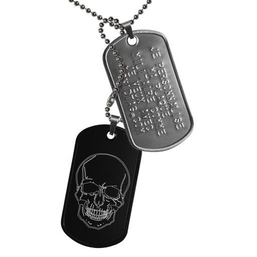 https://www.monidtag.com / ID Tag SKULL - G