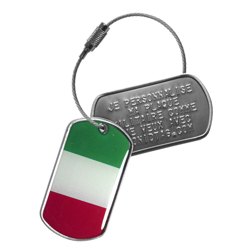 https://www.monidtag.com / Tag identification drapeau Italie