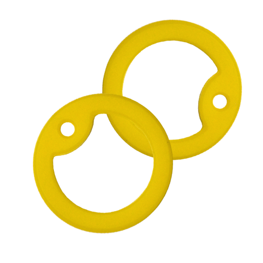 https://www.monidtag.com / Silencieux JAUNE pour Id Tag X2